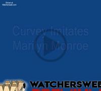 Curvey Imitates Marilyn Monroe