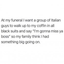 My Funeral
